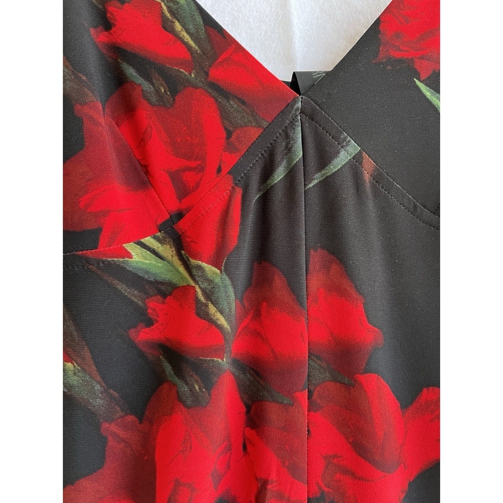 Norma Kamali Slip Jumpsuit in Blooming Roses Wide-Leg size Small NWT - Picture 5 of 13